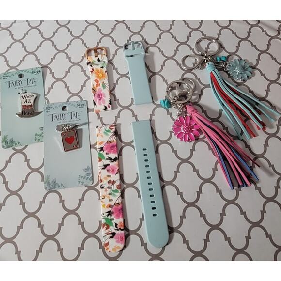 No Brand Other - Galaxy Watch Straps, Alice and Wonderland Charms, and Keychains